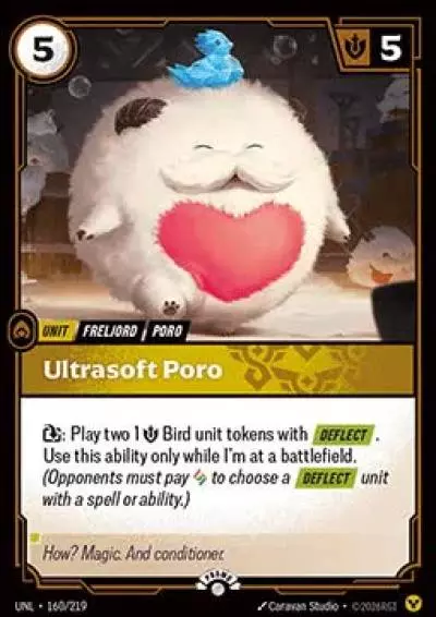Ultrasoft Poro - UNL-160-p - Promotional Cards - Riftbound card